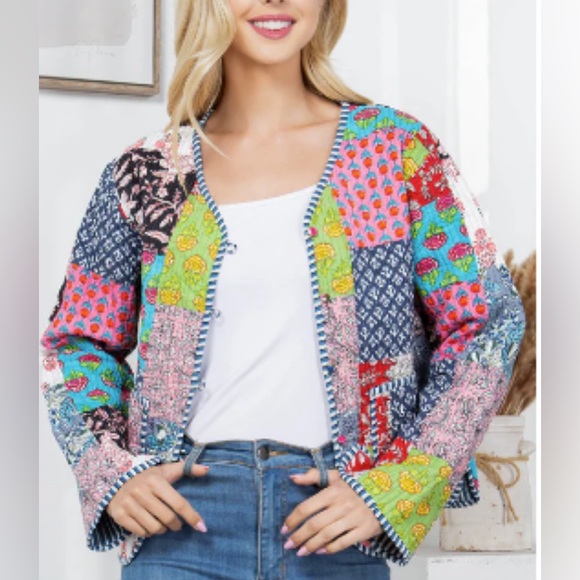 LA SOUL Jackets & Blazers - NWT! LA SOUL Quilted REVERSIBLE Cotton Jacket